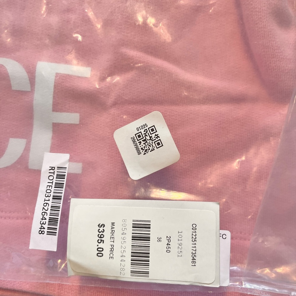 Versace Pink Medusa Logo Crop Sweatshirt - Picture 6 of 7